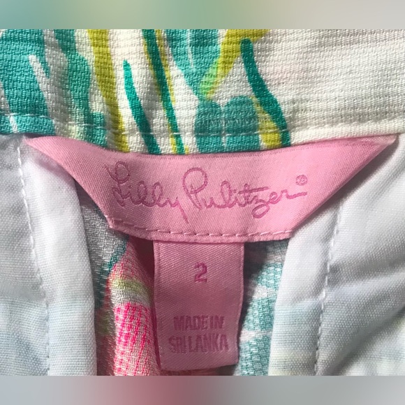 Lilly Pulitzer Callahan Shorts Size 2 Sailboat Pattern - Picture 4 of 4
